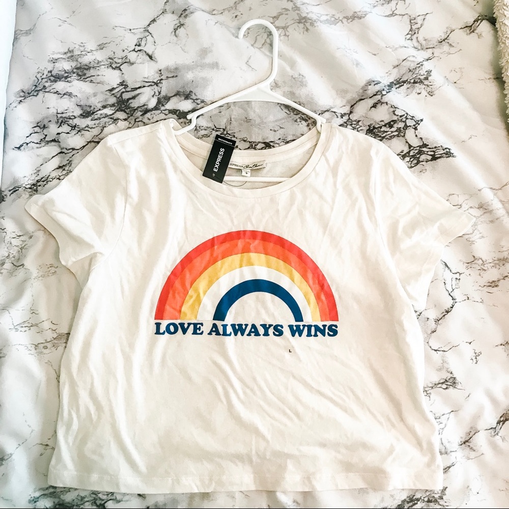 Love Always Wins Crop T-shirt